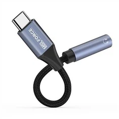 USB TYPE-C Male To 3.5mm Audio Female Adapter
