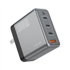 Pengisi Daya Dinding GaN PD100W 4Port USB C USB A